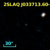 2SLAQ J033713.60-001243.1