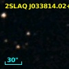 2SLAQ J033814.02+000852.6