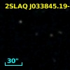 2SLAQ J033845.19-000407.5