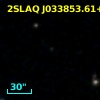 2SLAQ J033853.61+003957.6