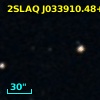 2SLAQ J033910.48+002916.6