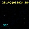 2SLAQ J033924.58-005426.3