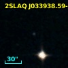 2SLAQ J033938.59-003625.6