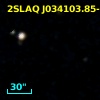 2SLAQ J034103.85-000010.0