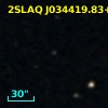 2SLAQ J034419.83+001250.7