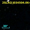 2SLAQ J034504.06+001538.9