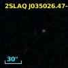 2SLAQ J035026.47-002523.0