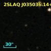 2SLAQ J035036.14+003747.4