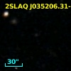 2SLAQ J035206.31-005123.1