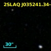 2SLAQ J035241.34-000914.1