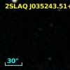 2SLAQ J035243.51+001807.9