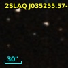 2SLAQ J035255.57-000102.2