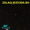 2SLAQ J035304.84-001030.7