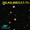 2SLAQ J082117.71-003925.6
