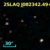 2SLAQ J082342.49+003803.4
