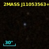 2MASS J11053563+3108045