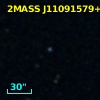 2MASS J11091579+1329395