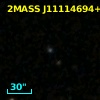 2MASS J11114694+3016425