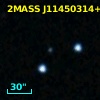 2MASS J11450314+3607008