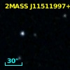 2MASS J11511997+3912172