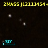 2MASS J12111454+3657395