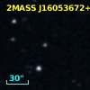 2MASS J16053672+0813292