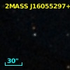 2MASS J16055297+2921414