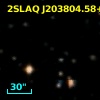 2SLAQ J203804.58+004017.7