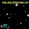 2SLAQ J204100.14+004740.1