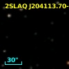 2SLAQ J204113.70-001749.9