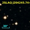 2SLAQ J204245.74+000357.9