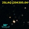 2SLAQ J204305.04-000426.9