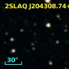 2SLAQ J204308.74+004654.9