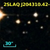 2SLAQ J204310.42-000700.8
