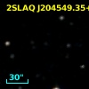 2SLAQ J204549.35+004422.2