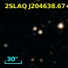 2SLAQ J204638.67+004128.3