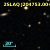 2SLAQ J204753.00+001332.3