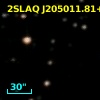 2SLAQ J205011.81+001150.1