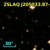 2SLAQ J205033.87-005811.3