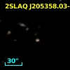 2SLAQ J205358.03-000407.7