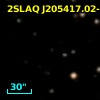 2SLAQ J205417.02-001135.6