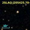 2SLAQ J205425.70-002117.3