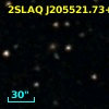 2SLAQ J205521.73+002423.2