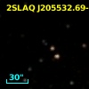 2SLAQ J205532.69-010733.3