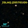 2SLAQ J205701.26-003654.1