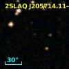 2SLAQ J205714.11-001440.3