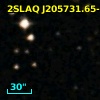 2SLAQ J205731.65-000623.7
