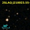 2SLAQ J210023.55-004407.3