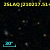 2SLAQ J210217.51+001005.2