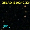 2SLAQ J210240.22-001347.5